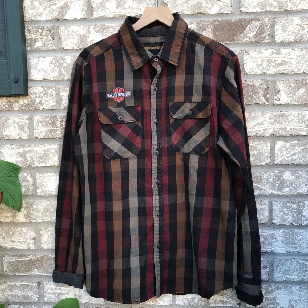 🐲💙 Harley -Davidson Button Down Shirt